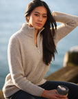 Classic Rib Zip Sweater