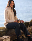 Classic Rib Zip Sweater