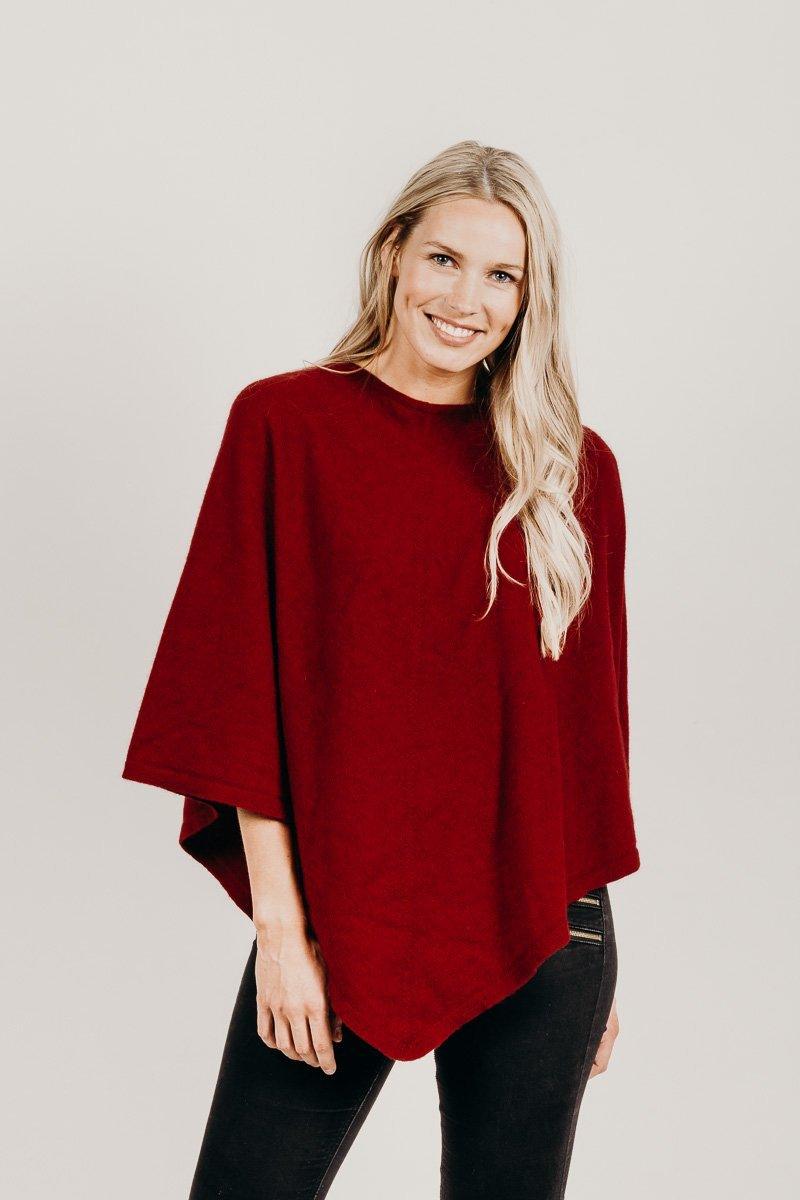 Merinosilk Classic Poncho - Kapeka NZ