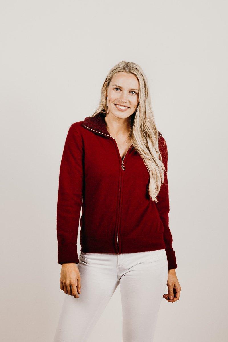 Merinosilk Pacific Trim Jacket - Kapeka NZ