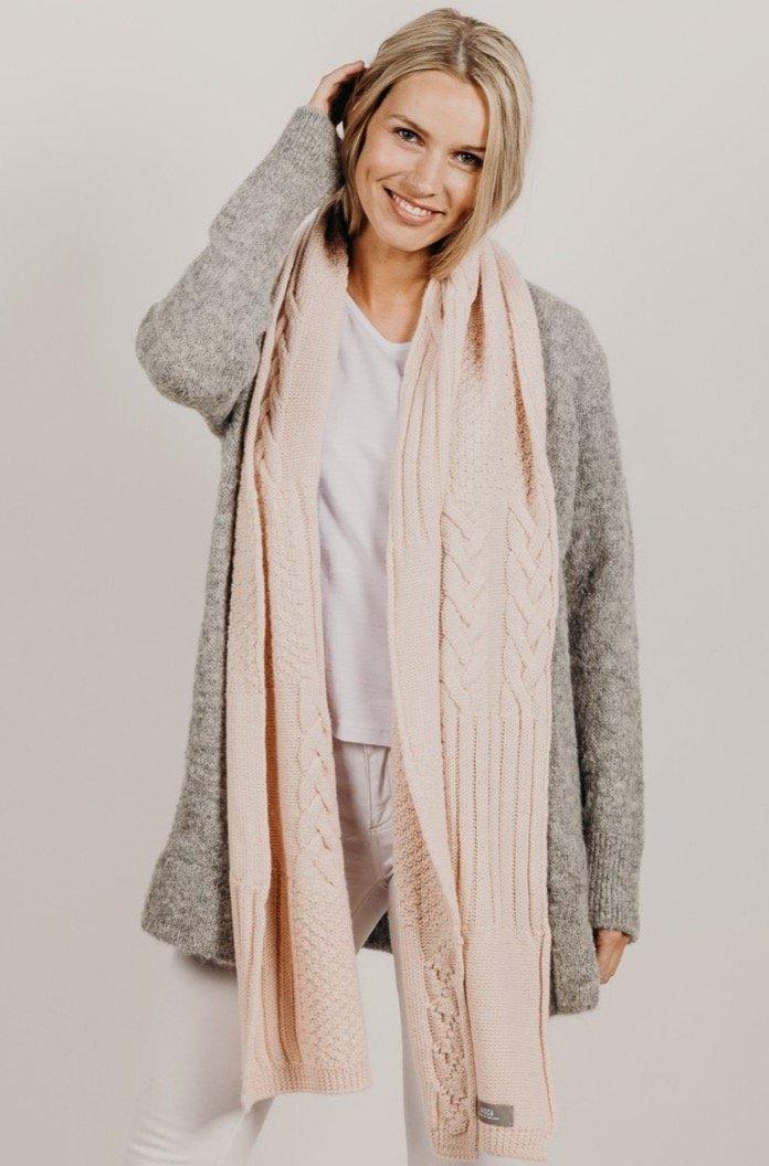 Alpaca Patch Scarf - Kapeka NZ
