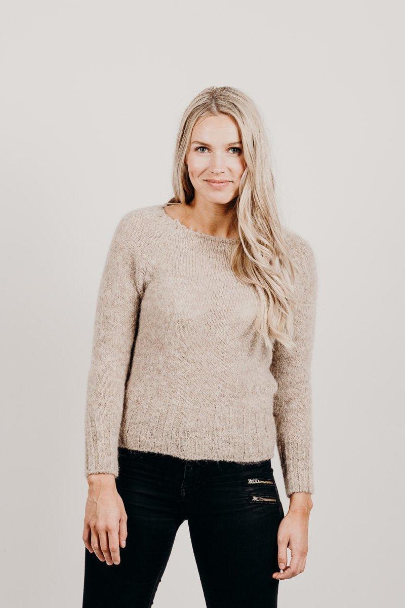 Brushed Alpaca Sweater - Kapeka NZ