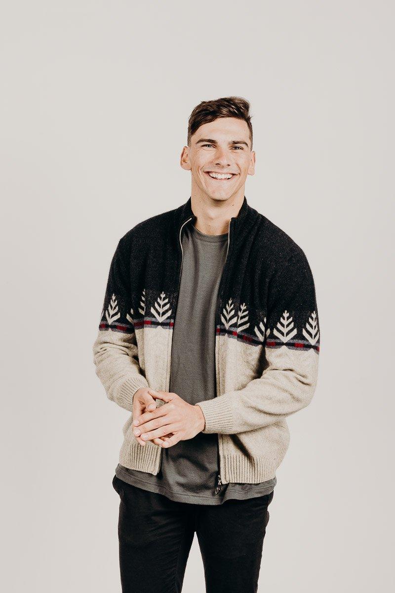 Merinosilk Silver Fern Jacket - Kapeka NZ