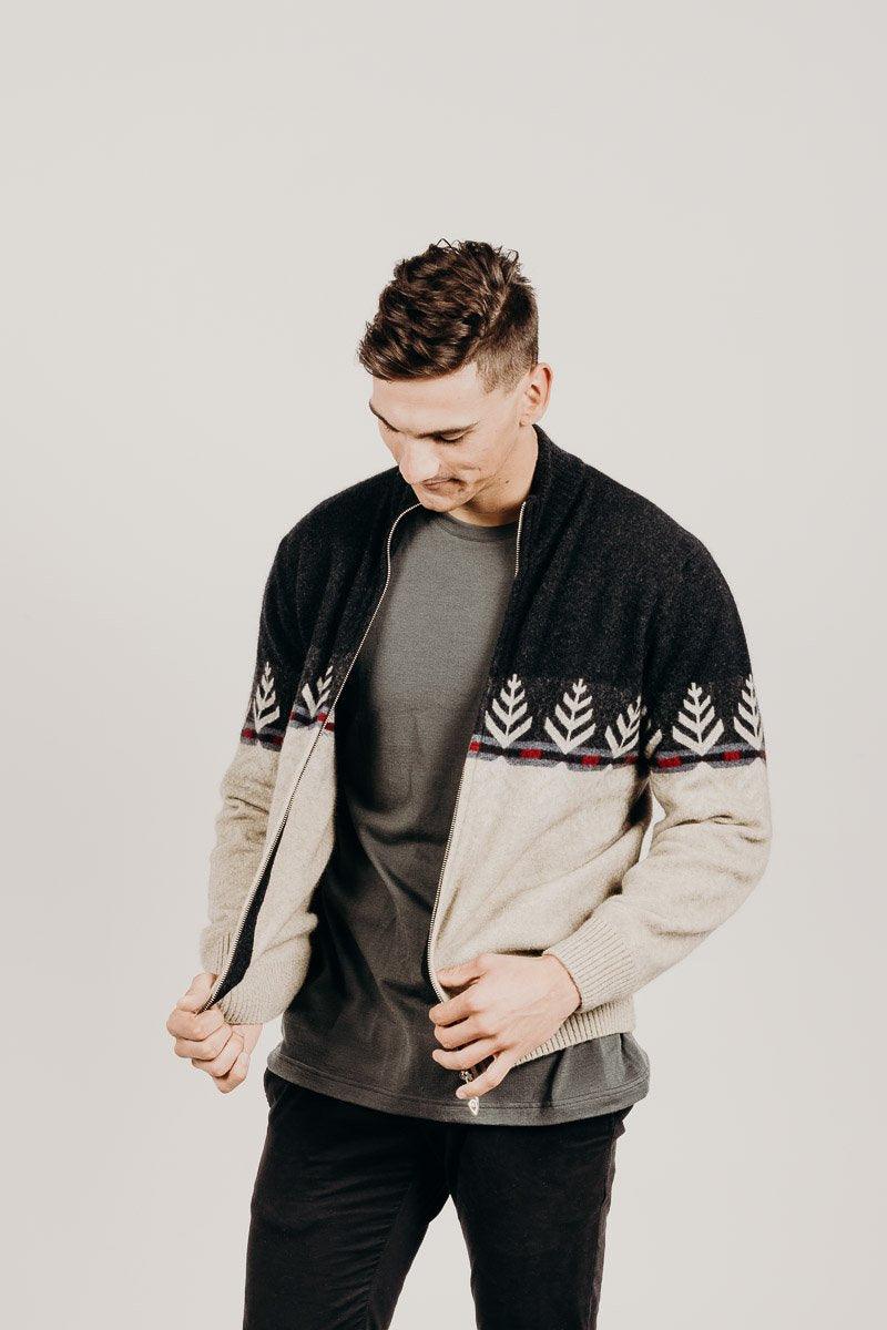 Merinosilk Silver Fern Jacket - Kapeka NZ