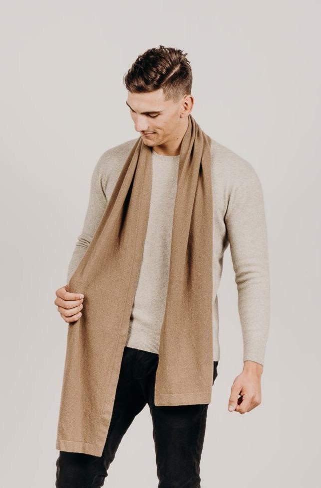 Classic Cervelt Scarf - Kapeka NZ, Made from New Zealand Red Deer Fibre. Very Soft and rare Fibre. Only made in New Zealand