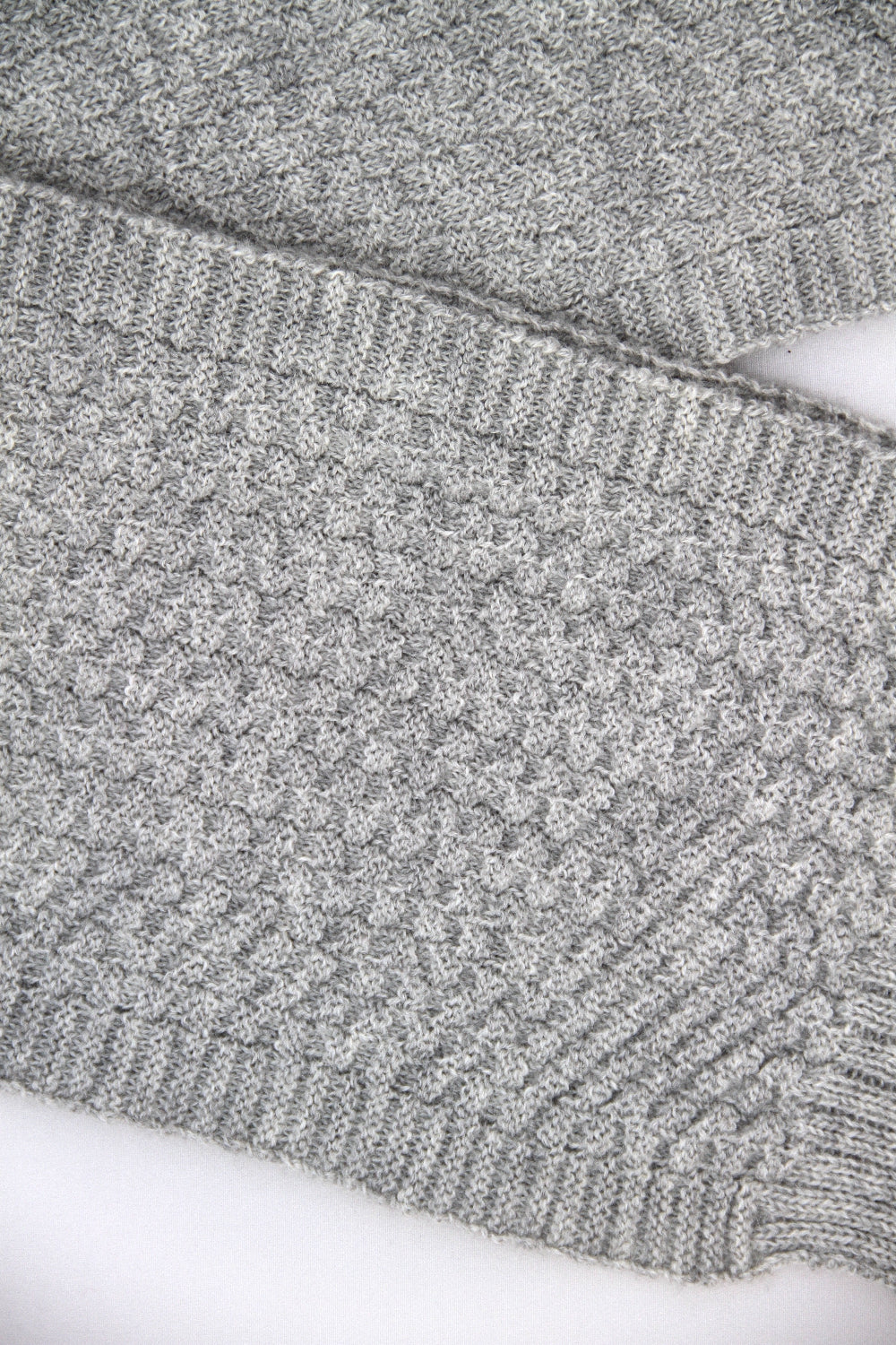Taonga Alpaca Cashmere Scarf - Basket weave - Kapeka NZ 