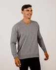 Cashmere V Neck Sweater - Kapeka NZ