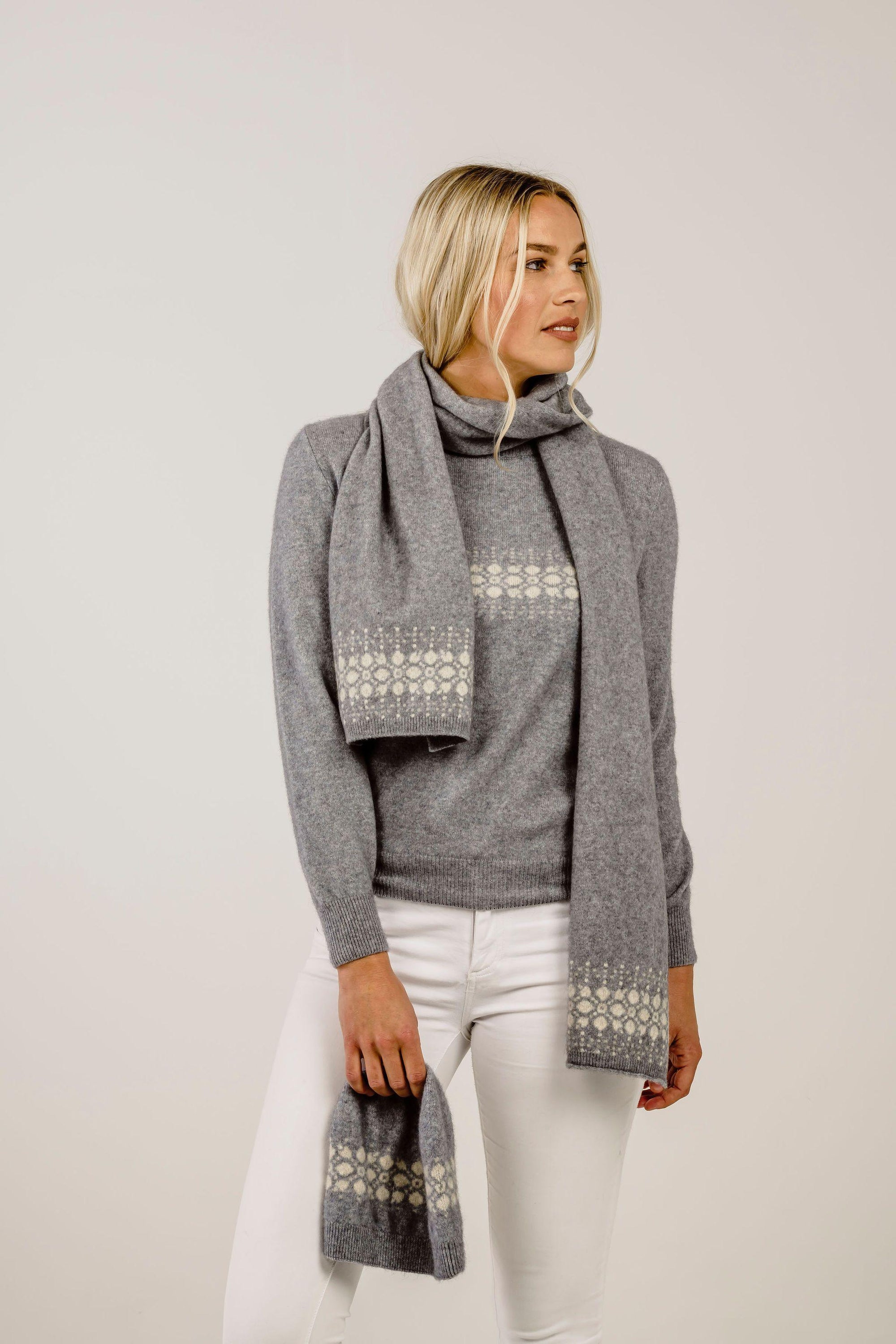 Cashmere Crystal Sweater - Kapeka NZ