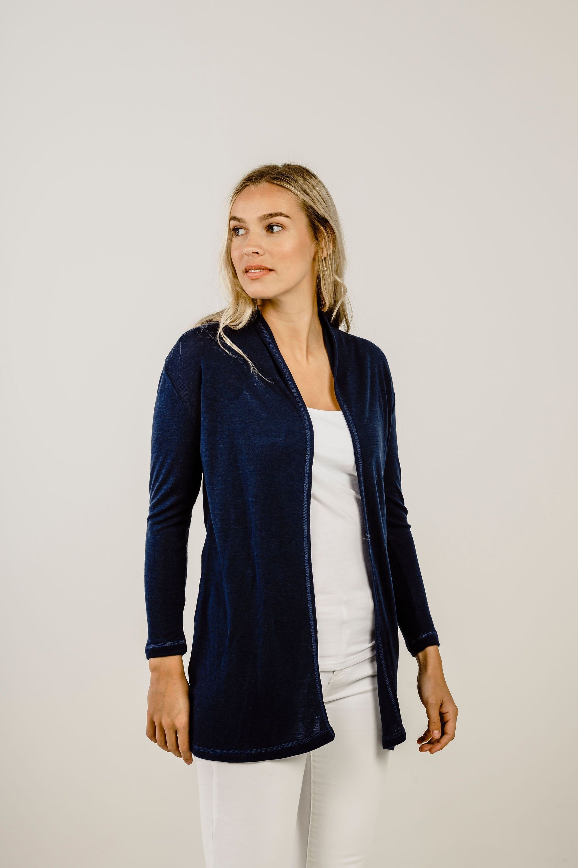 Merino Wrap Cardigan - Kapeka NZ