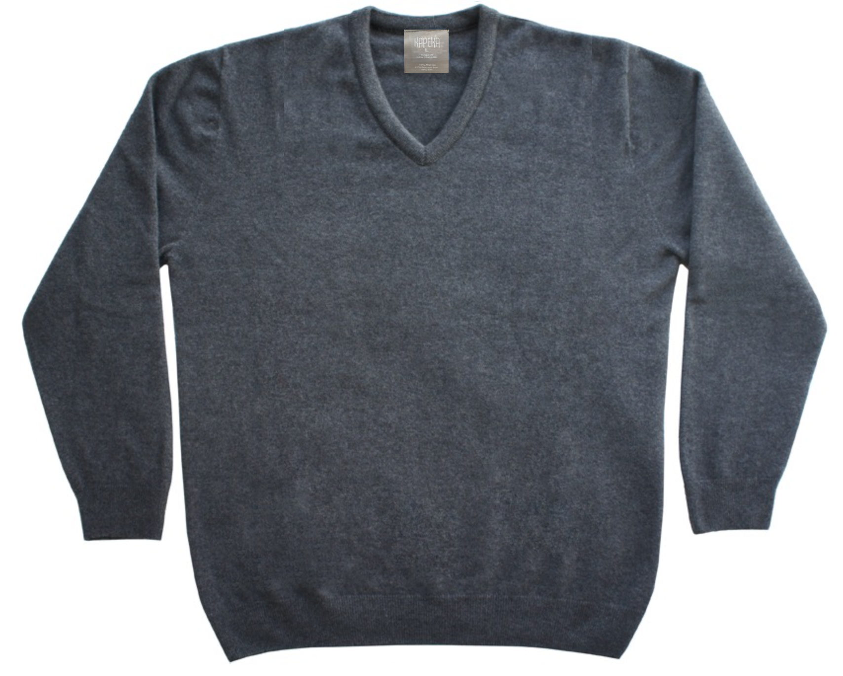 Merinosilk V Neck Sweater - Kapeka NZ