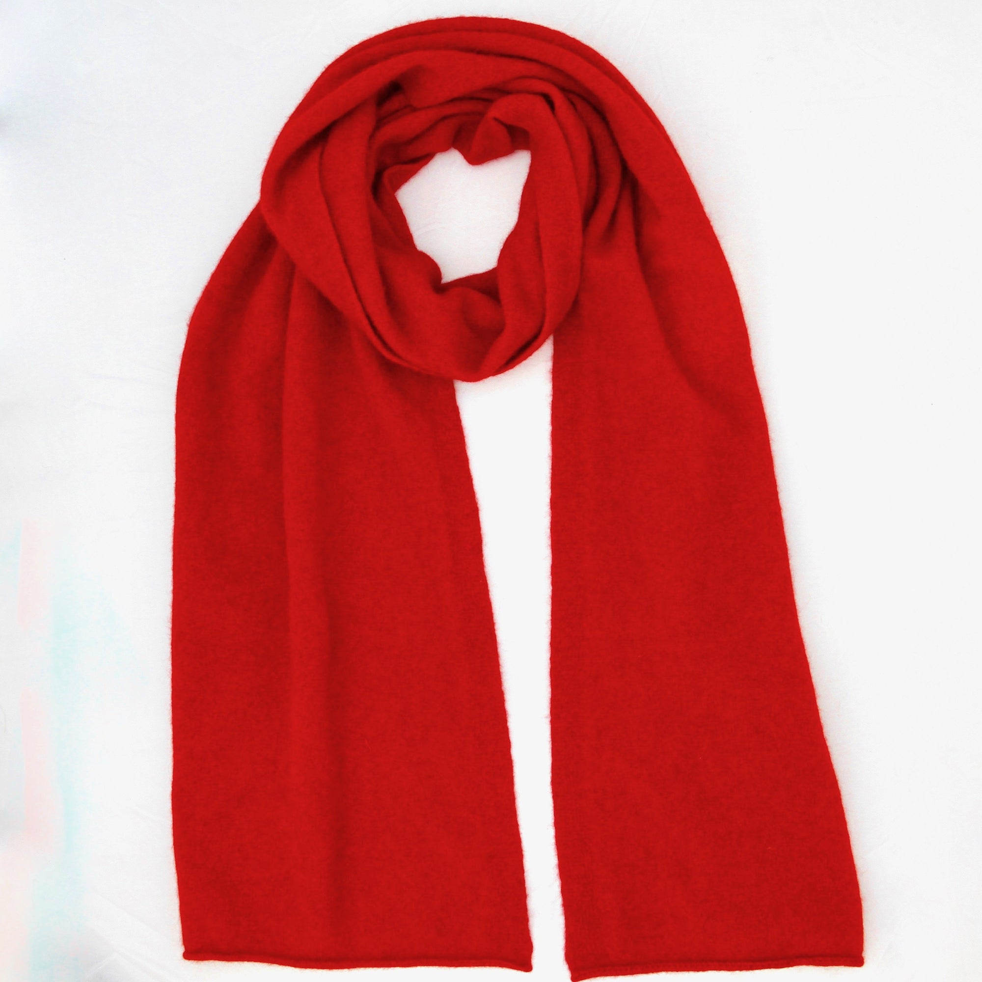 Red Cashmere Scarf - Kapeka NZ