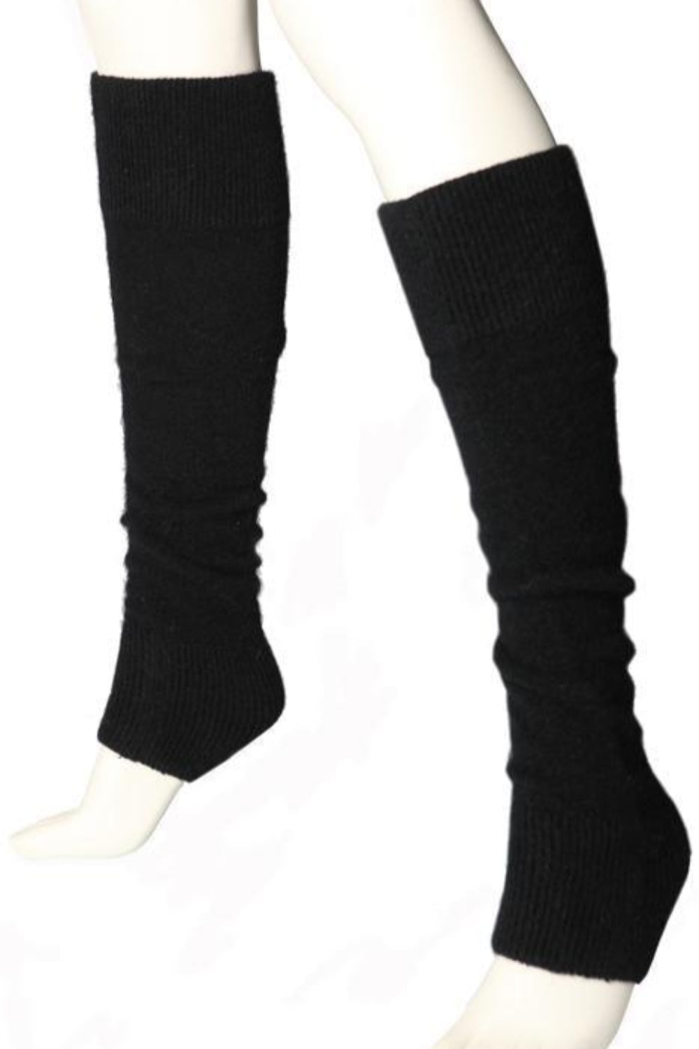 Black Merinosilk Leg Warmers - Kapeka NZ