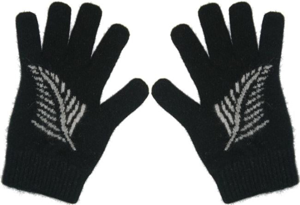 Merinosilk Silverfern Gloves - Kapeka NZ